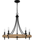 Catania 5-light Chandelier Matte Black