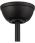 60" Outdoor Super Pro 60 Indoor/Outdoor Ceiling Fan Flat Black