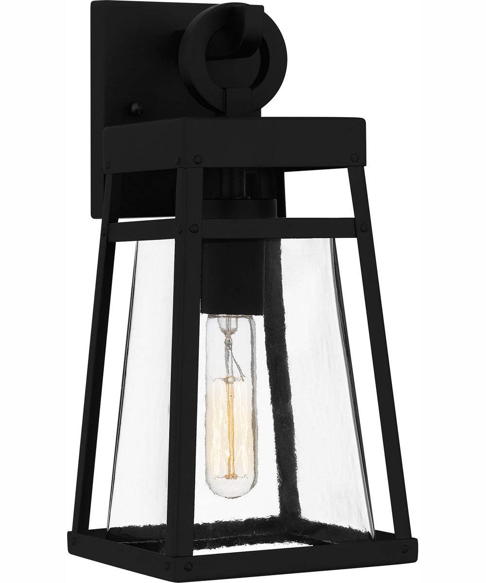 Godfrey Small 1-light Outdoor Wall Light  Coastal Armour Aluminum Matte Black