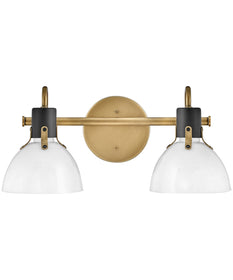Argo 2-Light Two Light Vanity in Heritage Brass