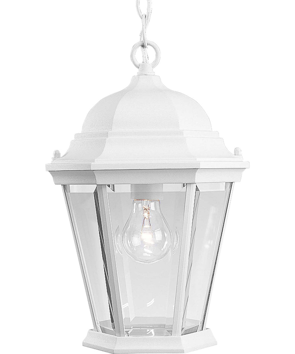 Welbourne 1-Light Hanging Lantern Textured White