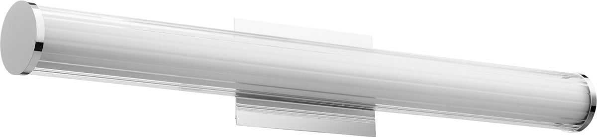 35"W 2-light LED Bath Vanity Light Polished Nickel