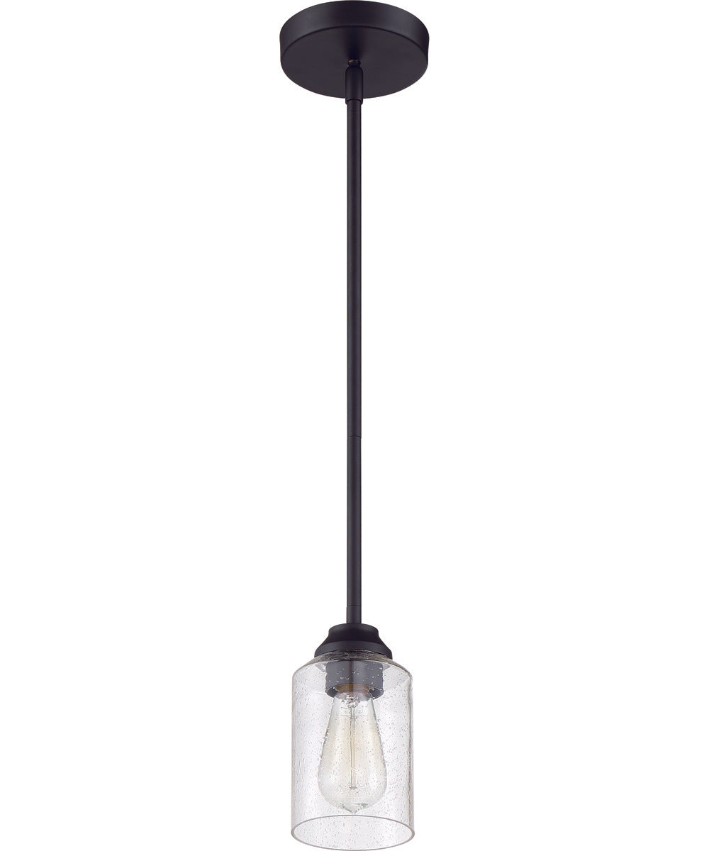 Chicago 1-Light Mini Pendant Flat Black