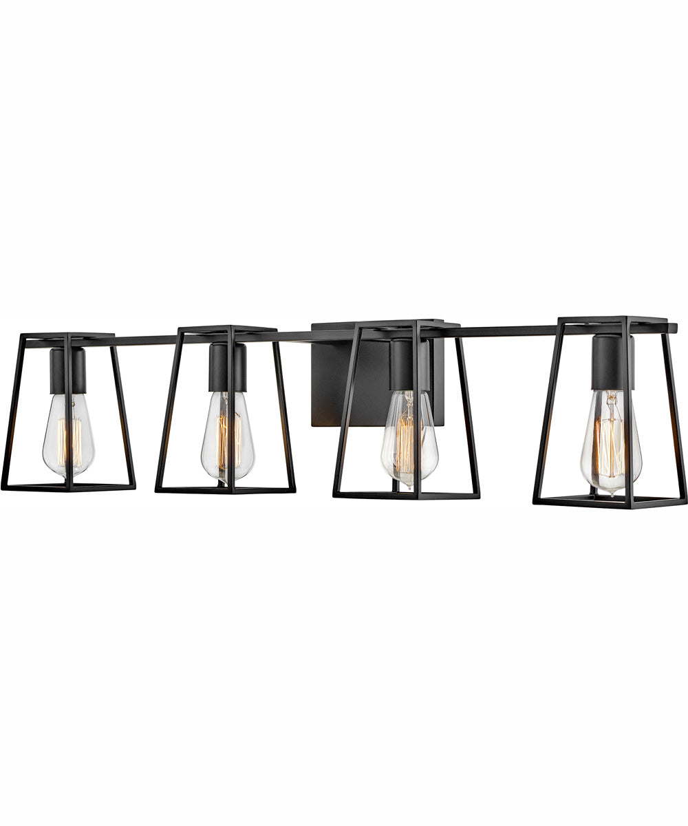 Filmore 4-Light Four Light Vanity in Black