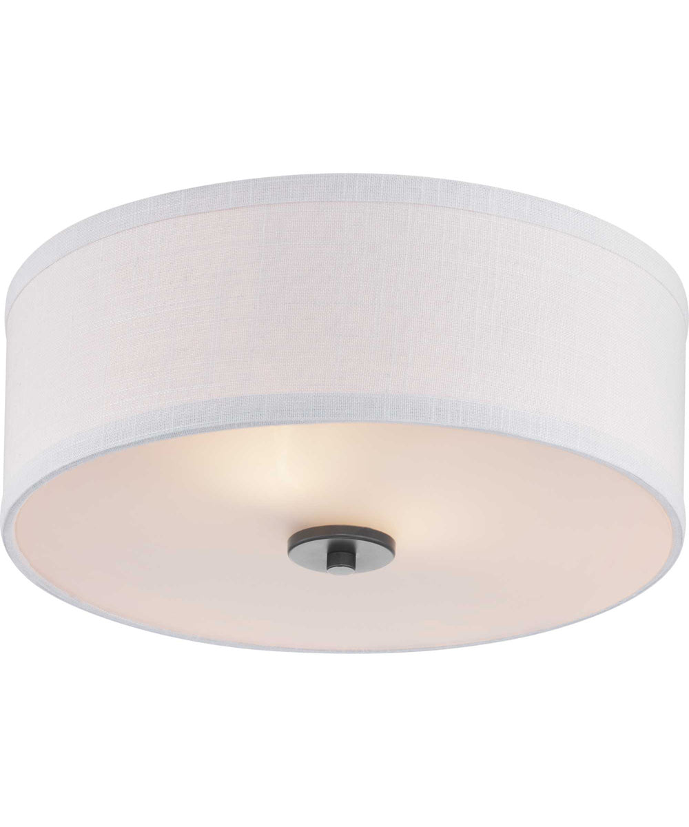 Inspire 13" 2-Light Flush Mount Graphite