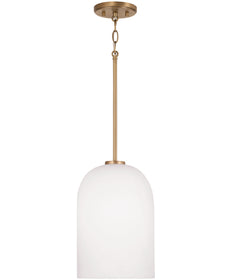 Lawson 1-Light Pendant Aged Brass