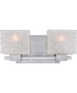 Melody Medium 2-light Bath Light Brushed Nickel