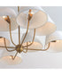 Welsley 8-Light Chandelier Aged Brass