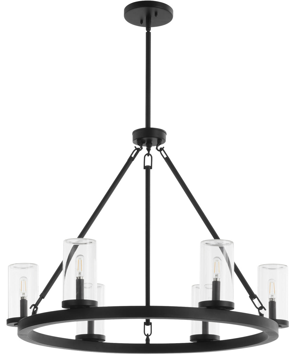 Gentry 6-light Chandelier Matte Black