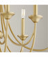 Brooks 8-light Chandelier Aged Brass