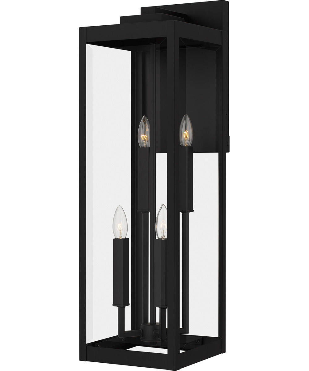 Westover 4-light Outdoor Wall Light Earth Black