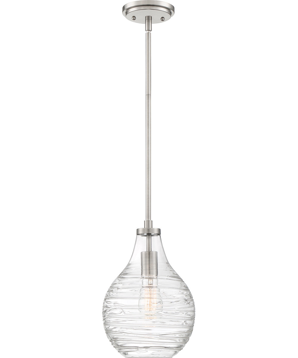 Genie Small 1-light Mini Pendant Brushed Nickel