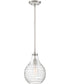 Genie Small 1-light Mini Pendant Brushed Nickel