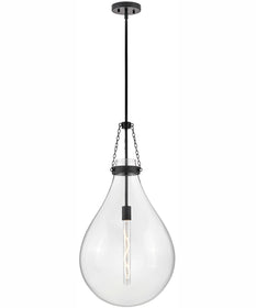 Eloise 1-Light Large Pendant in Black