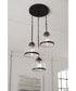 Judson 1-Light Clear Glass Farmhouse Pendant Light Antique Bronze