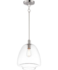 Babylon 1-Light Pendant Satin Nickel