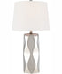 Odelia 2-Light 2 Pack-Table Lamp Chrome Ceramichrome/ White Linen