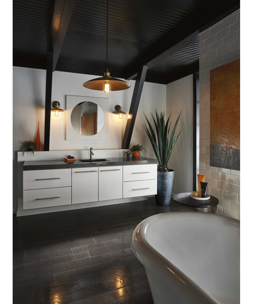 Archives 1-Light Adjustable Swivel Wall Sconce Antique Bronze