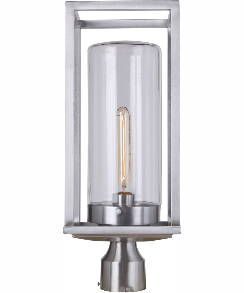 Neo 1-Light Outdoor Post Mount Satin Aluminum