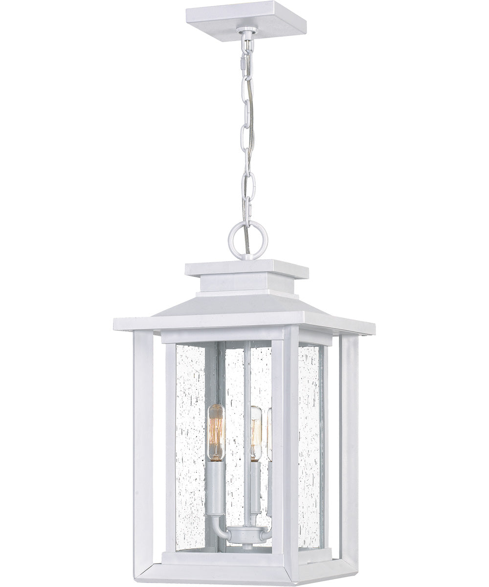 Wakefield 3-light Outdoor Pendant Light  Coastal Armour White Lustre