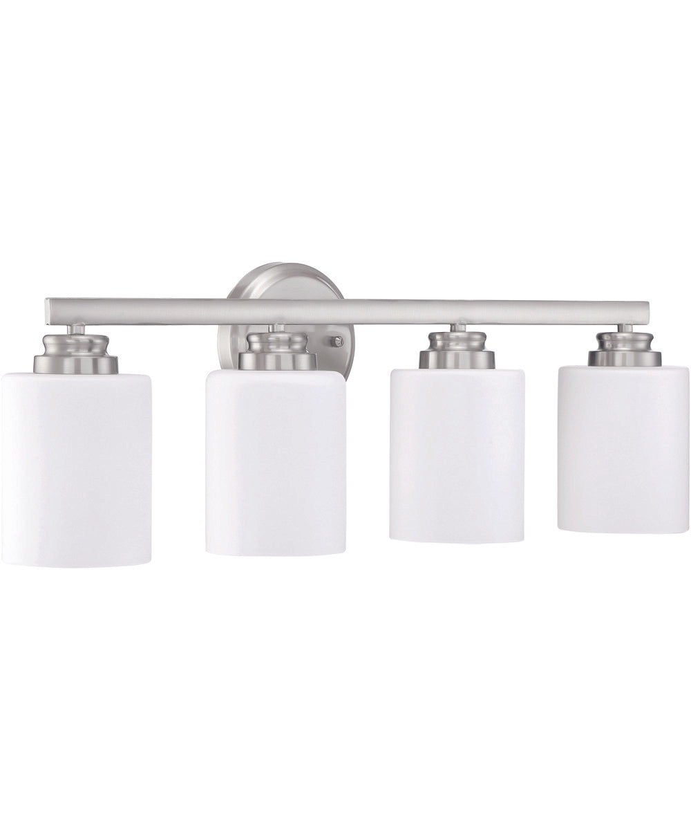 Bolden 4-Light Bath Vanity Light Brushed Polished Nickel
