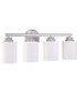 Bolden 4-Light Bath Vanity Light Brushed Polished Nickel