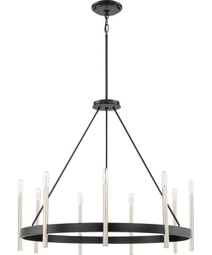 Anthem 9-light Chandelier Mystic Black