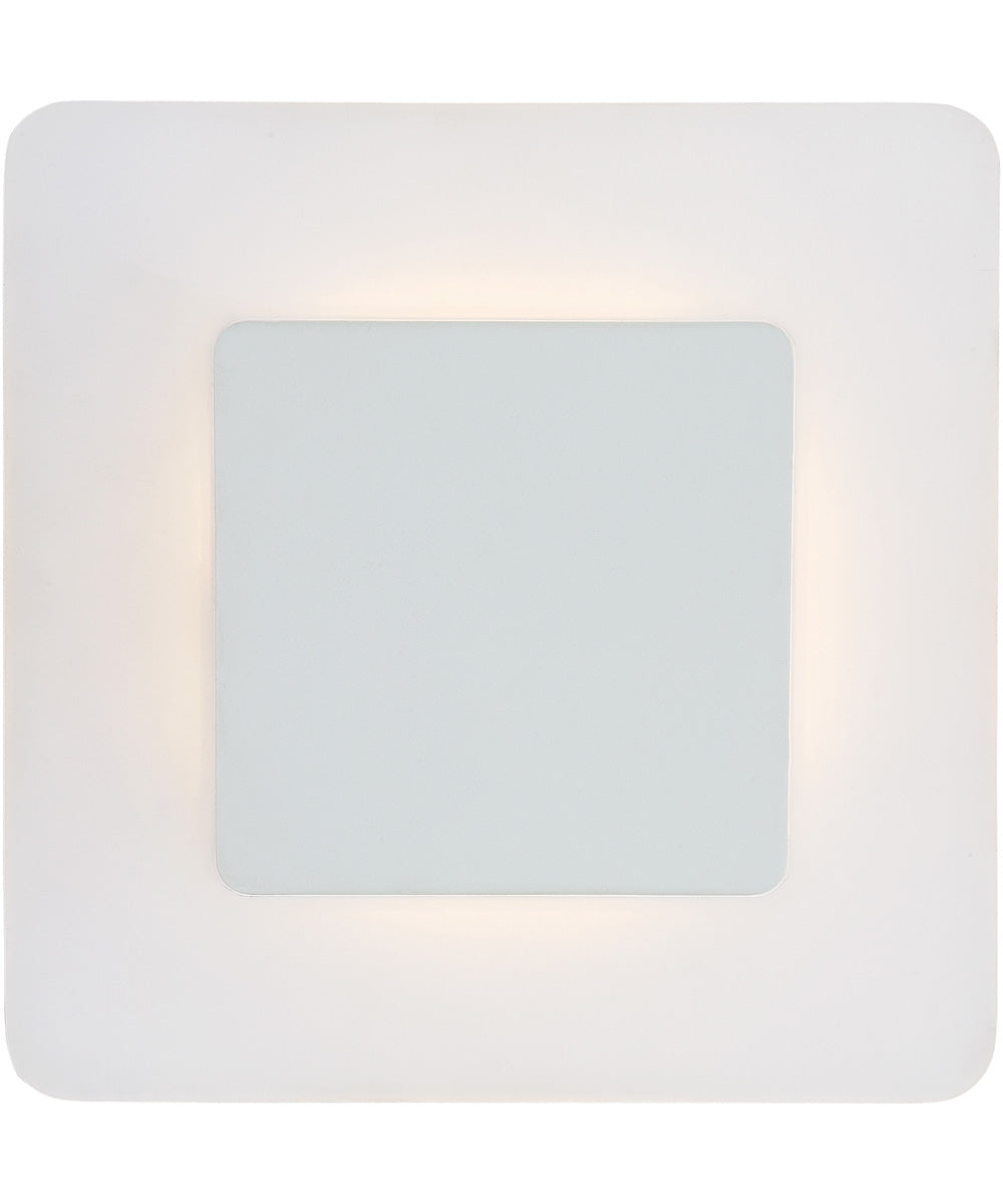 Aglow Small Flush Mount White Lustre