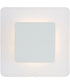 Aglow Small Flush Mount White Lustre