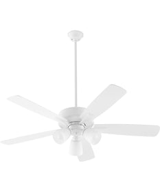 52" Ovation 3-light LED Ceiling Fan Studio White