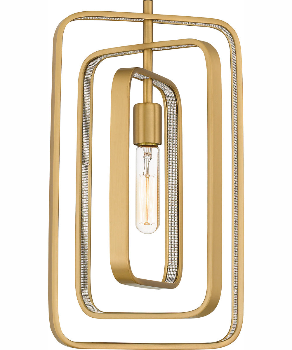 Dupree 1-light Mini Pendant Brushed Weathered Brass