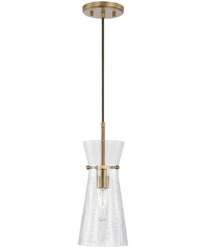Mila 1-Light Pendant Aged Brass
