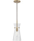 Mila 1-Light Pendant Aged Brass