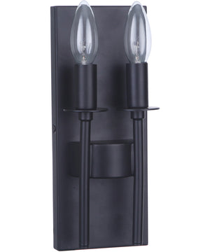 Larrson 2-Light Wall Sconce Flat Black