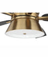 52" Dominick 3-Light Ceiling Fan Satin Brass