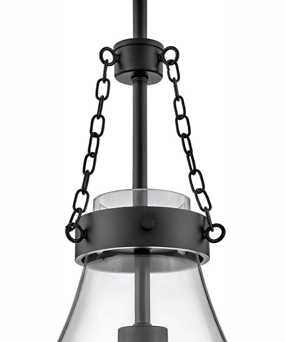 Eloise 1-Light Small Pendant in Black