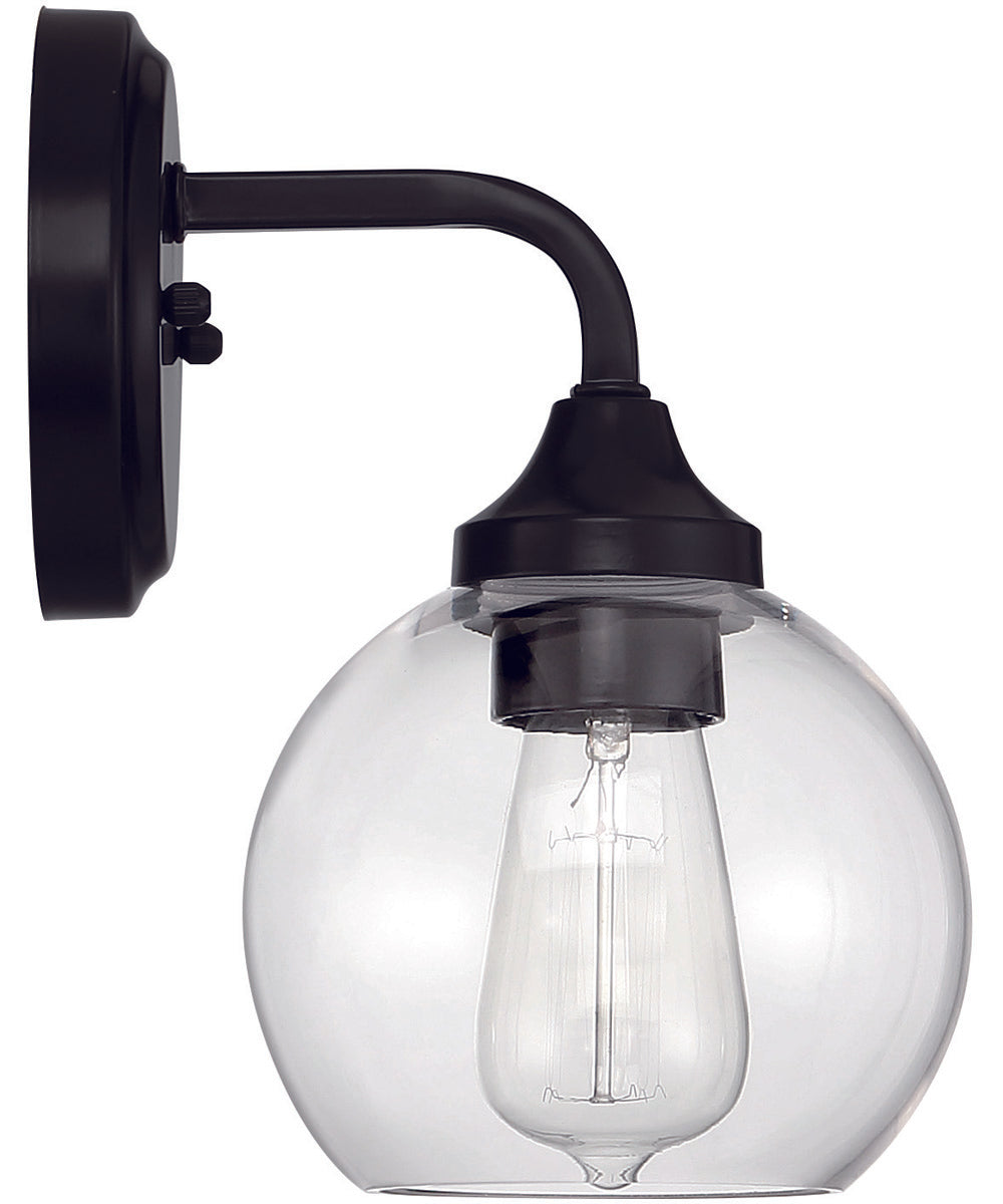 Glenda 1-Light Wall Sconce Flat Black