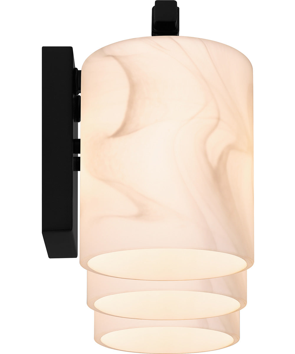 Mather Large 3-light Bath Light Matte Black