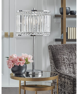 Gracella Metal Table Lamp (1/CN) Chrome