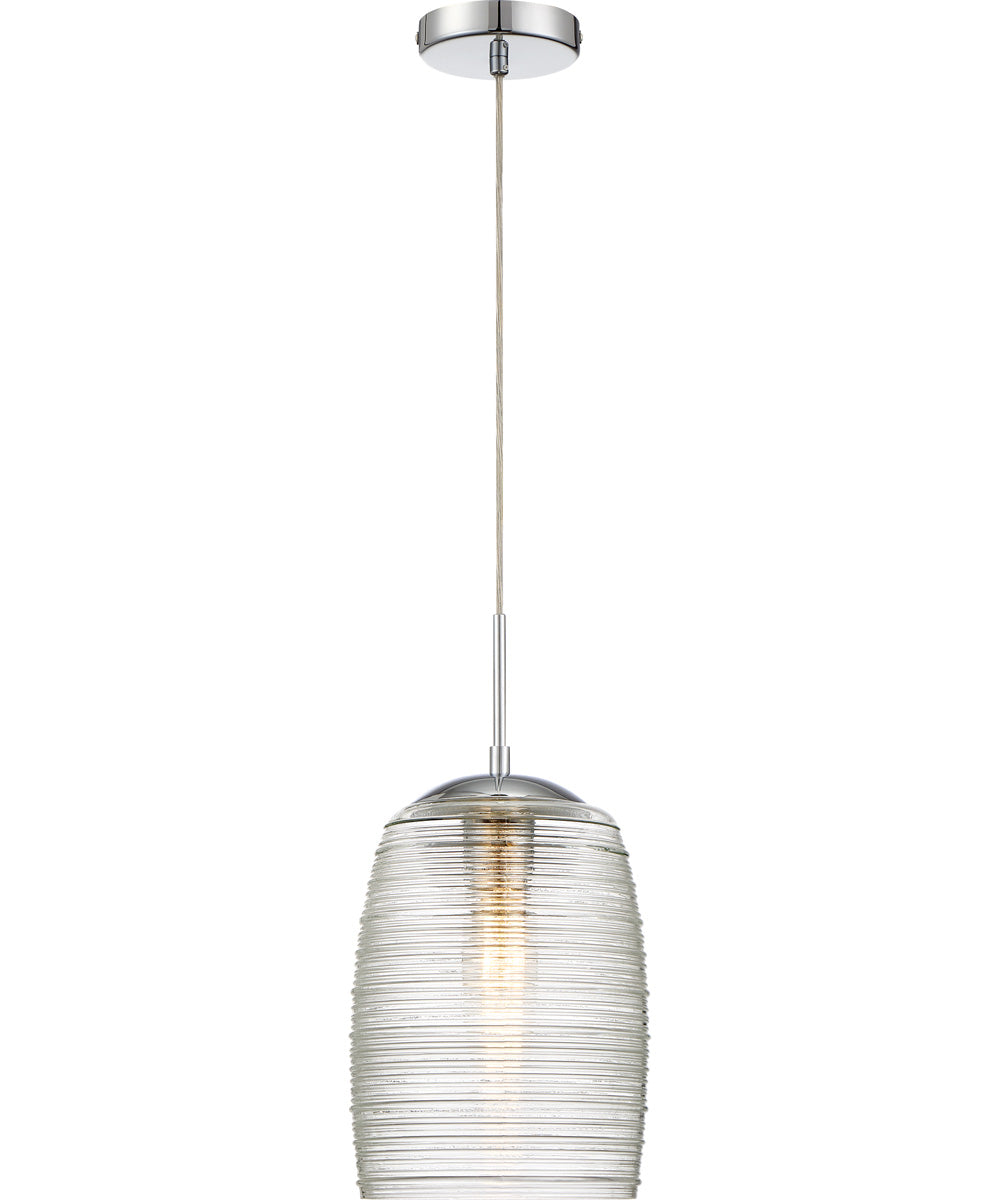 Rebound Small 1-light Mini Pendant Polished Chrome