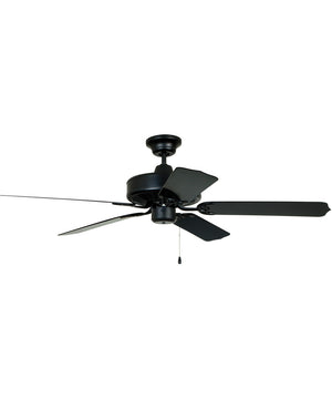 52" Enduro Plastic Ceiling Fan Indoor/Outdoor (Blades Included) Matte Black
