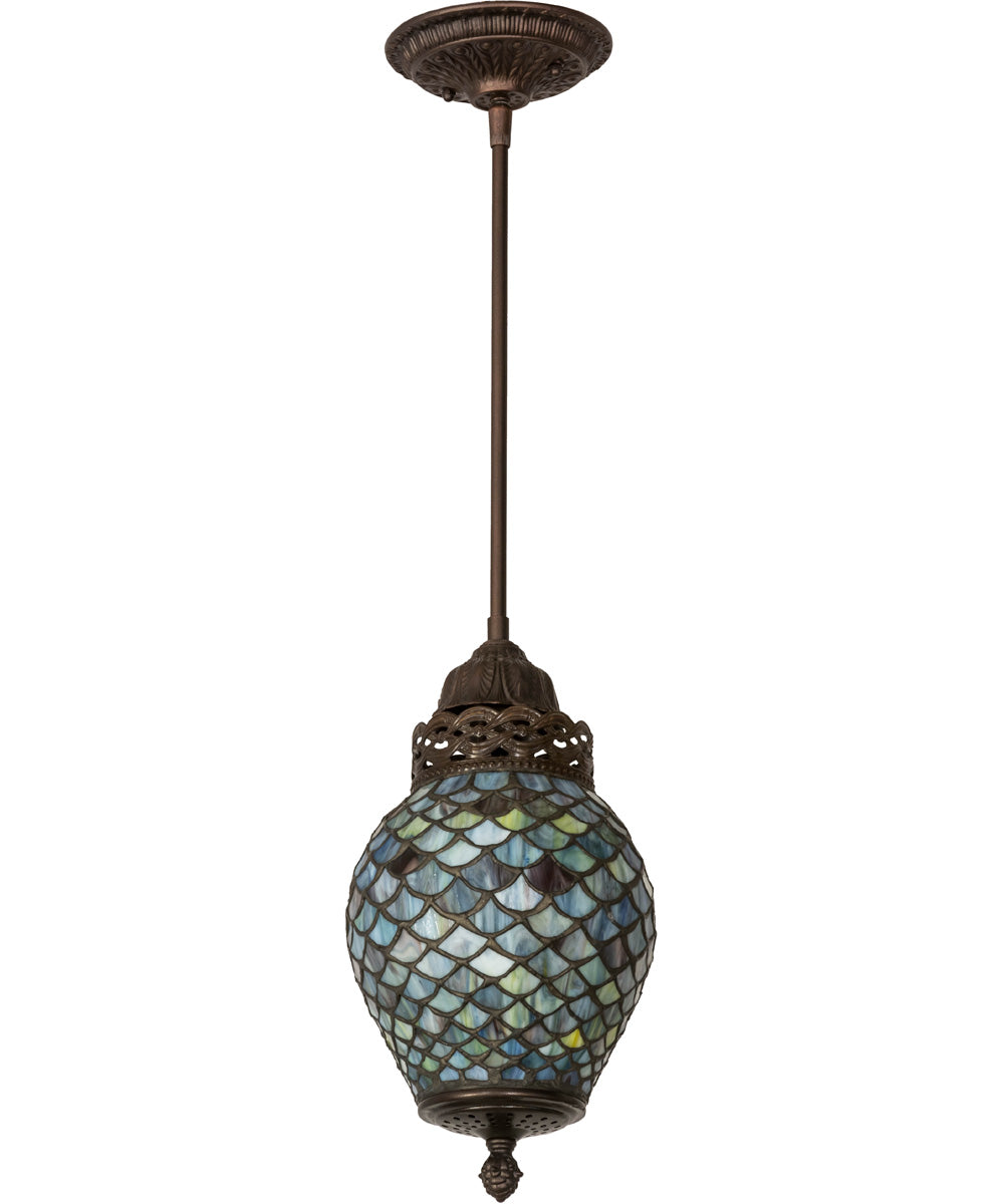 7"W Tiffany Fishscale Mini Pendant