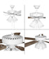 AirPro 52 in. 5-Blade Energy Star Rated Ceiling Fan with Light White