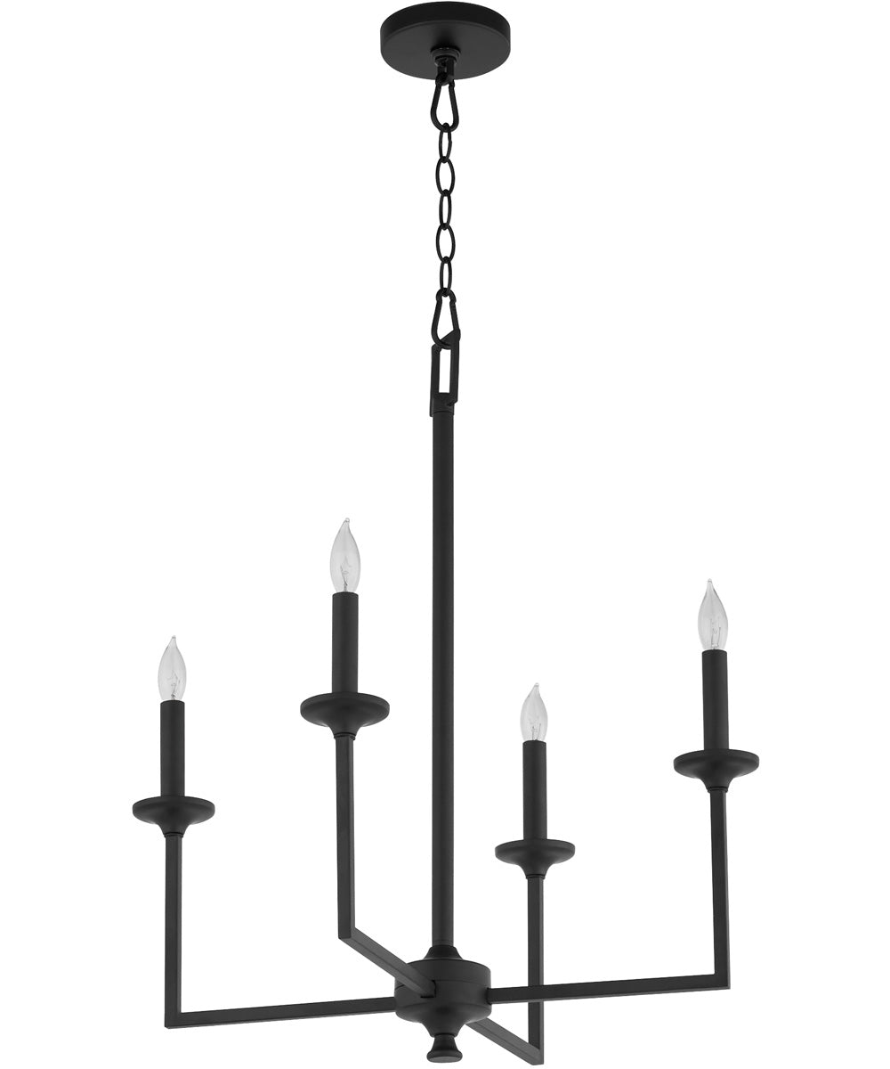 Eldorado 4-light Chandelier Matte Black