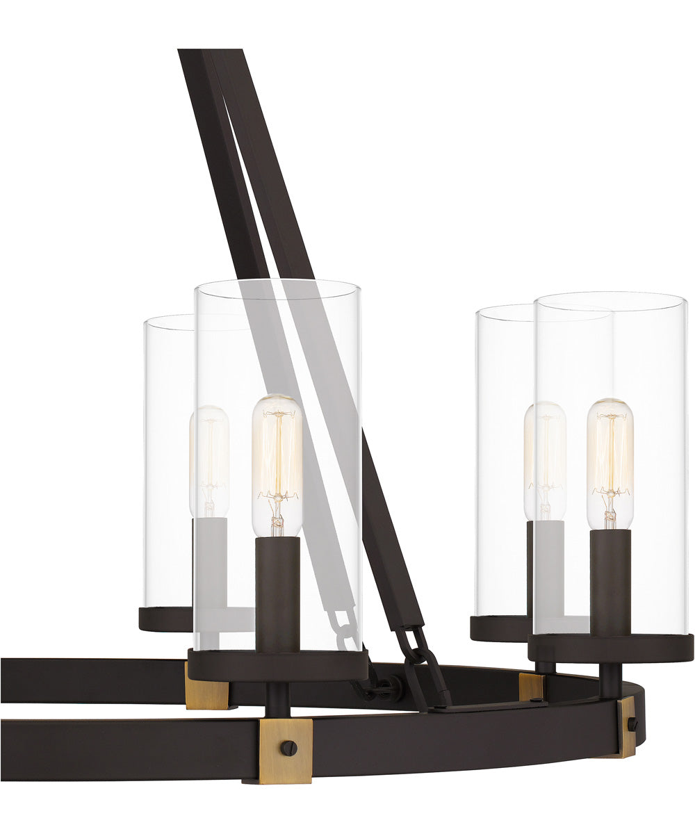 Lisbon 8-light Chandelier Old Bronze