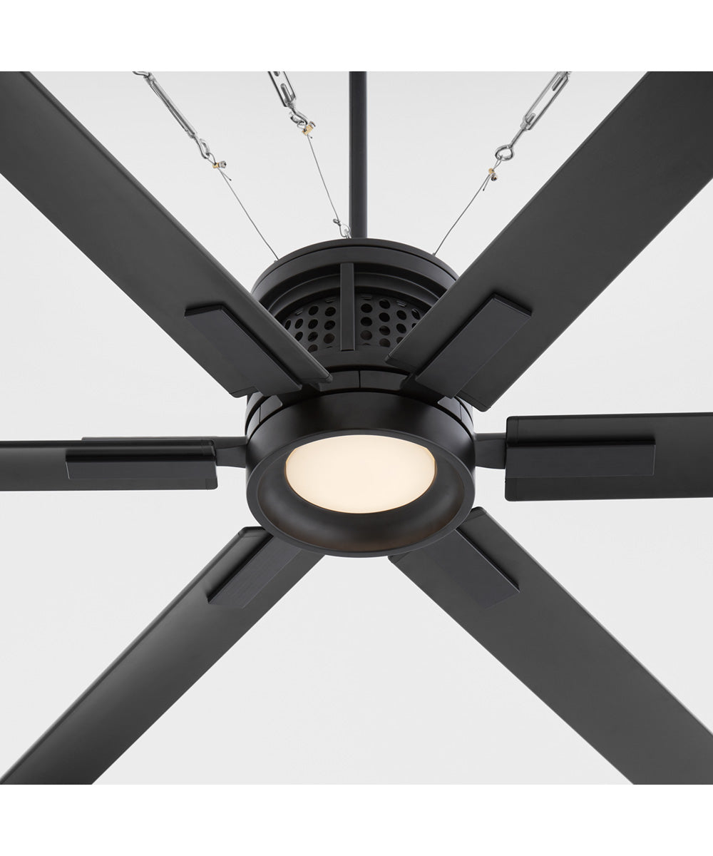 80" Zeus Patio Ceiling Fan Matte Black