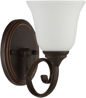 6"W Barrett Place 1-Light Bath Vanity Light/Wall Sconce Mocha Bronze
