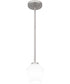 Nielson Small 1-light Mini Pendant Brushed Nickel