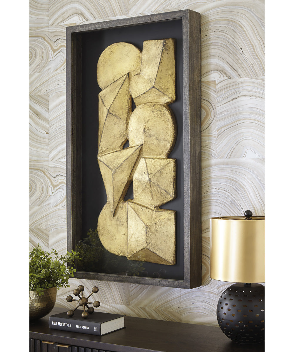 Grantton Wall Decor Antique Gray/Gold