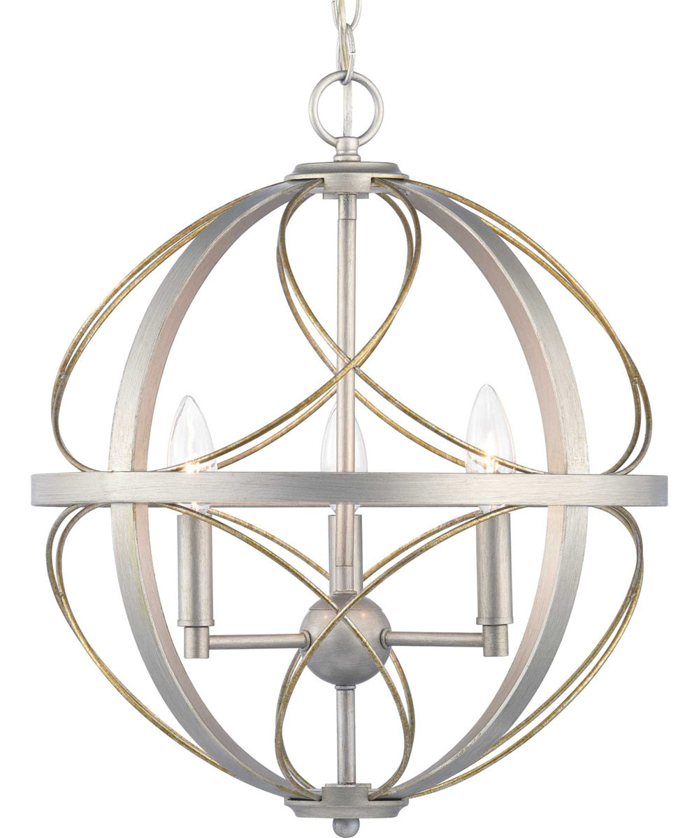 Brandywine 3-Light Pendant Silver Ridge